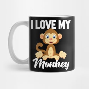 I Love My Monkey Mug